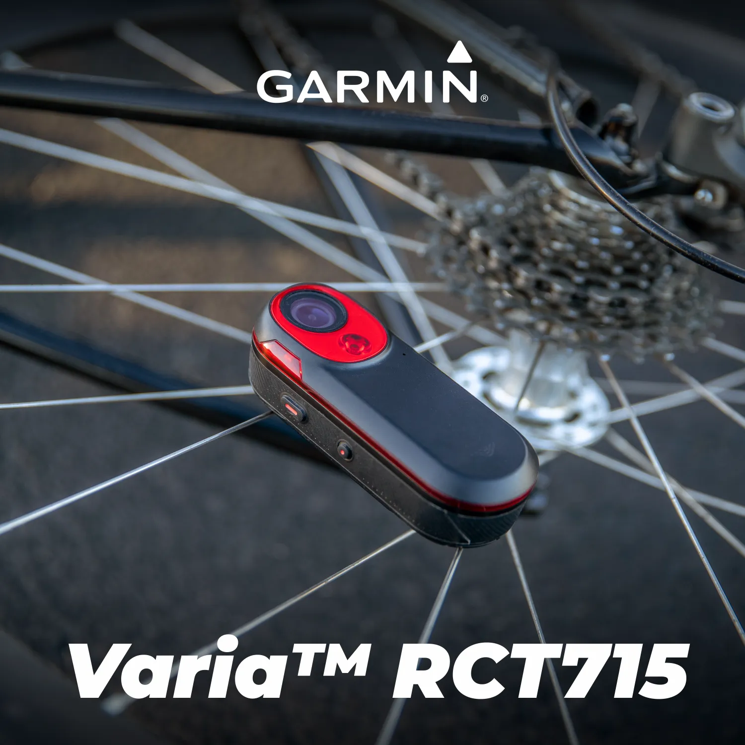 Garmin Varia RCT715 Bicycle Camera with Tail Light (010-02474-00)