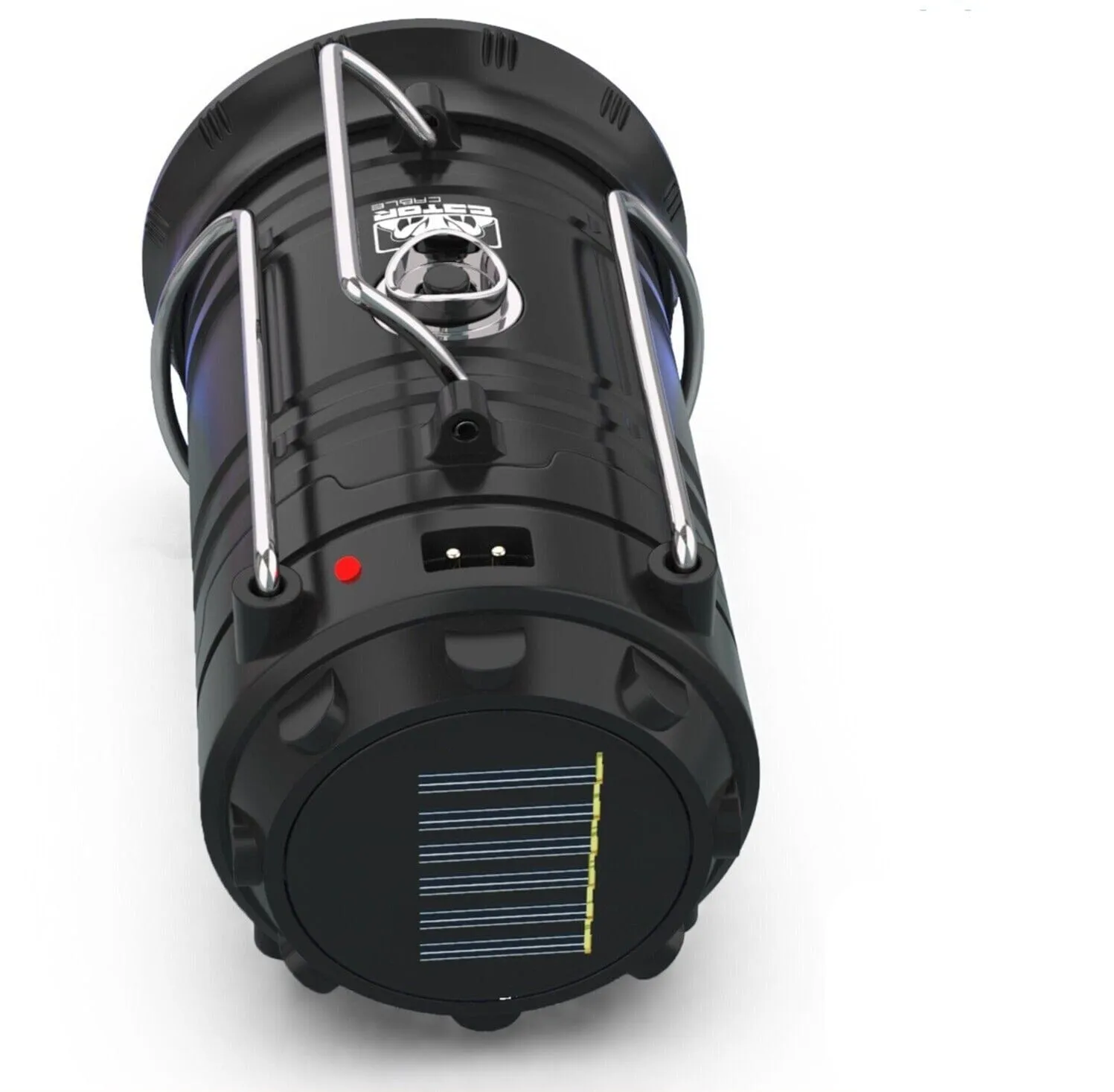 GatorXPro™ Solar Power Bank   LED Camping Lantern: Portable, AC/USB Rechargeable Solar Flashlight