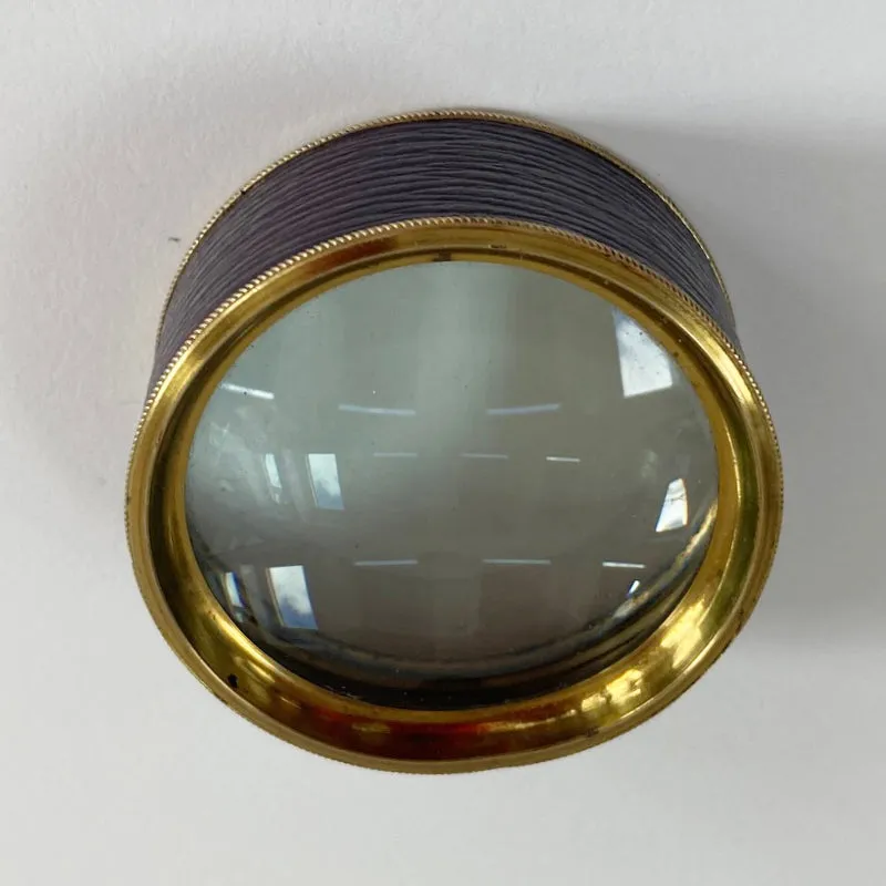 Georgian Cased Desk Magnifier or Map Magnifier