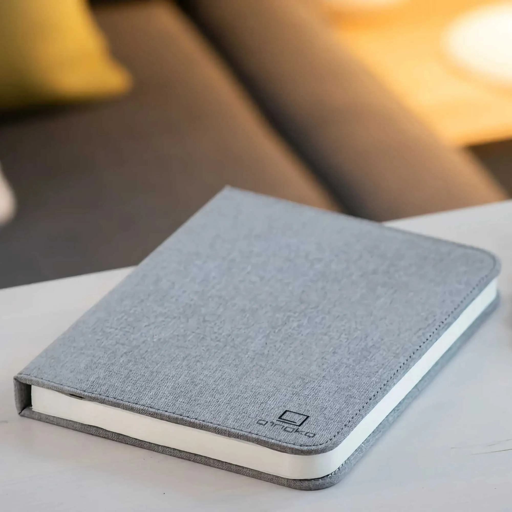 Gingko Smart Booklight Mini , Urban Grey Fabric