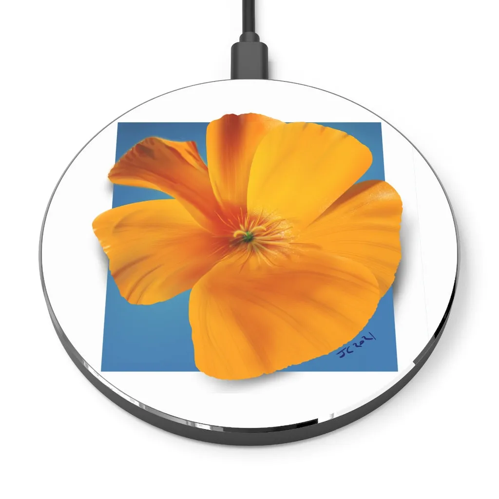 Golden Poppy Wireless Charger