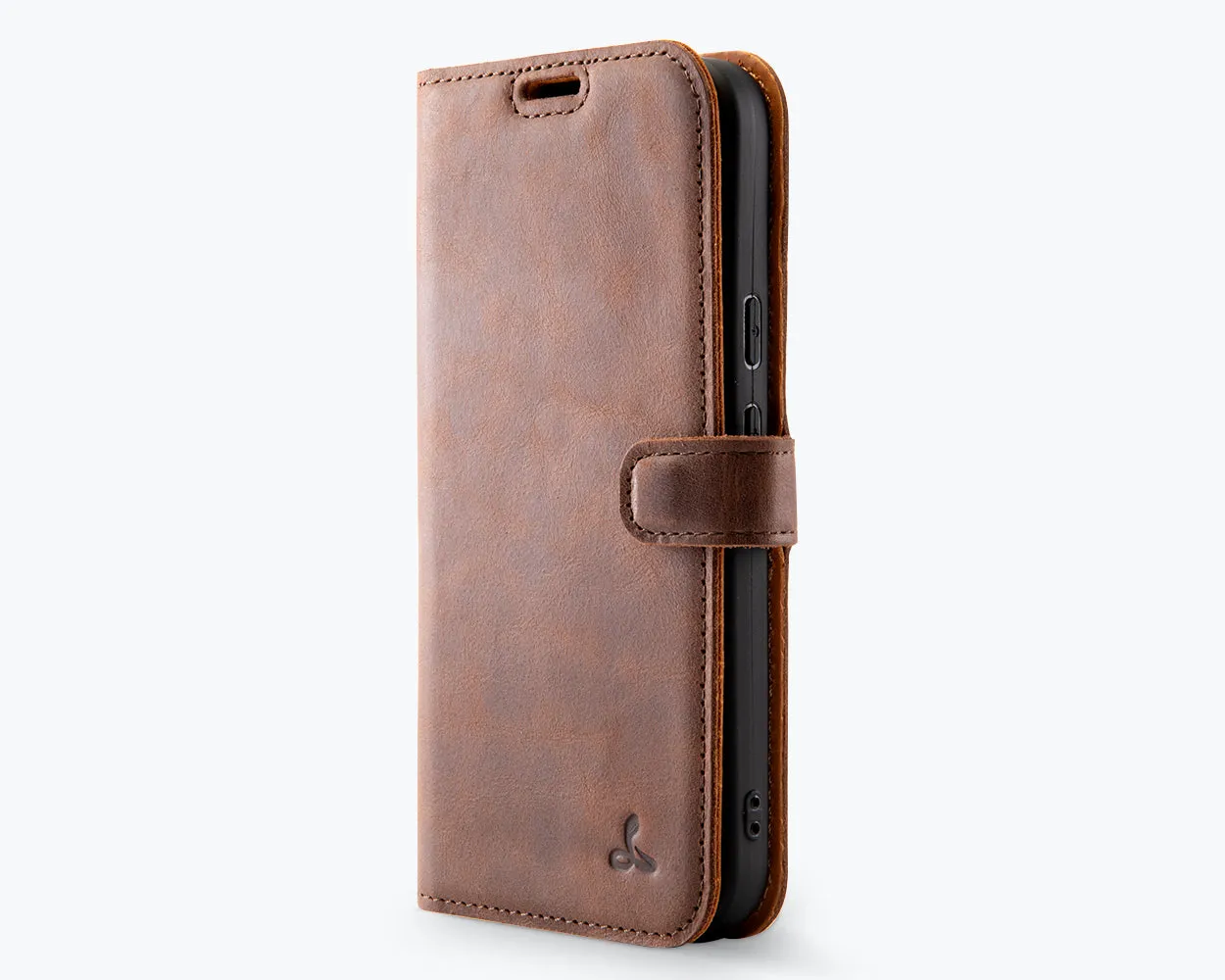 Google Pixel 9 Pro - Vintage Leather Wallet