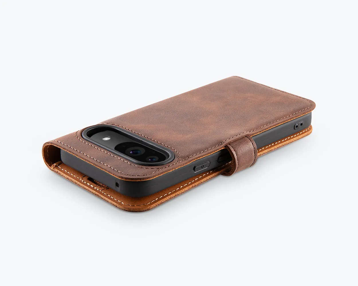 Google Pixel 9 Pro - Vintage Leather Wallet