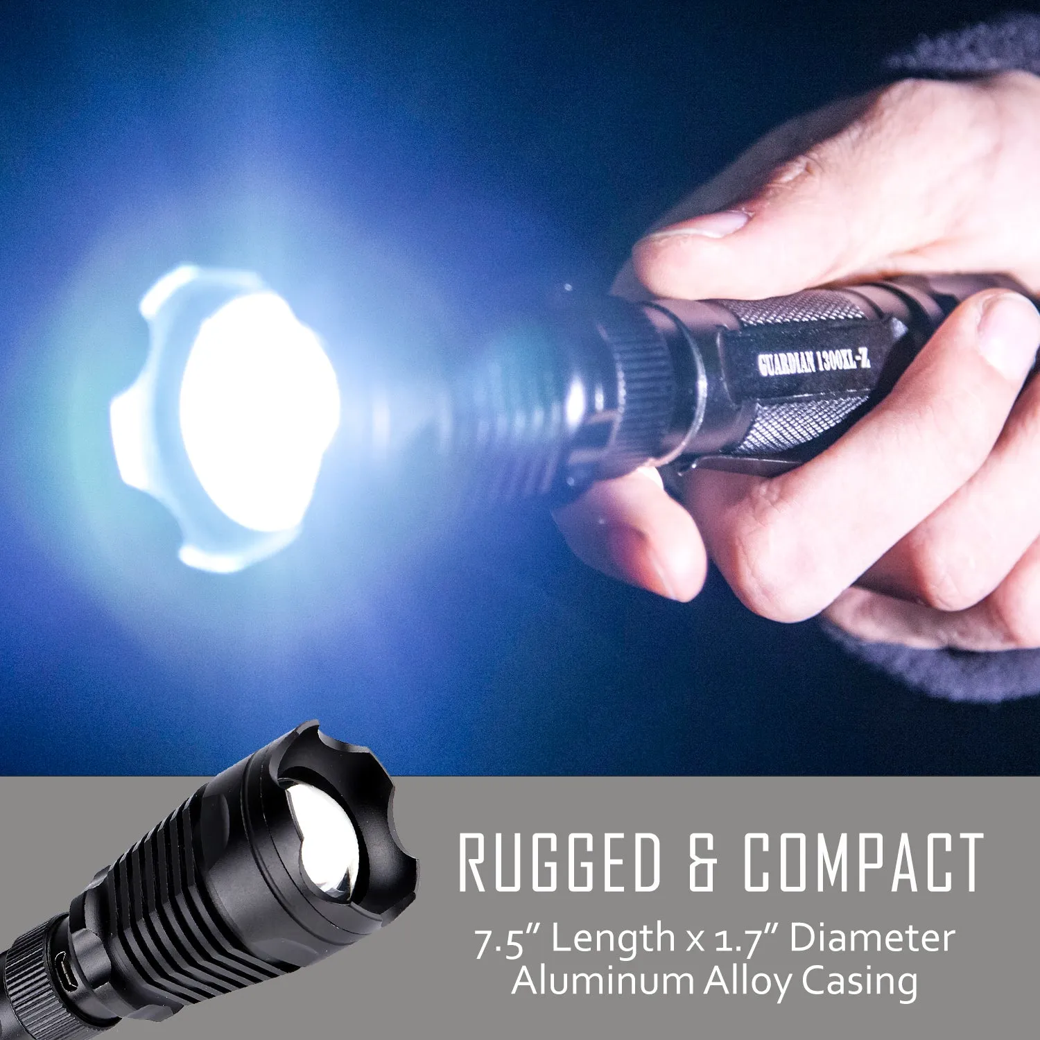 Guardian 1300XL-Z Tactical Flashlight