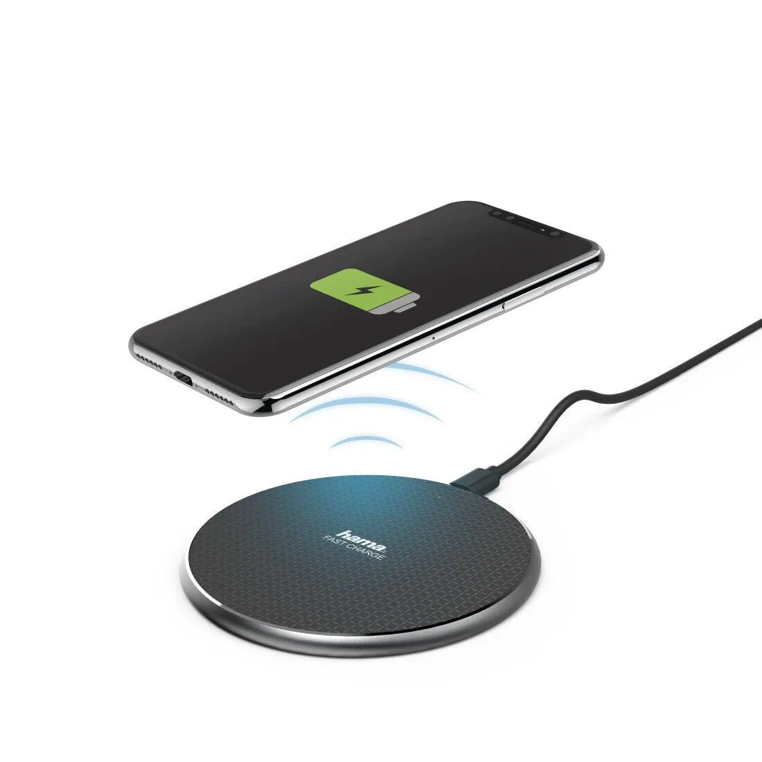 Hama QI-FC10 10W Wireless Charger - Black | 431752