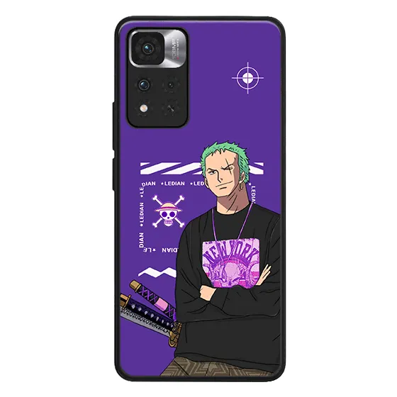 Happy Swordsman Zoro LED Case for Redmi