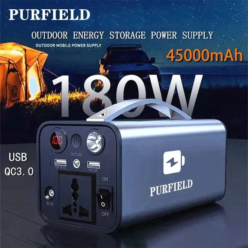 High-Capacity 90000mAh 300W Outdoor Power Generator with Multi-Output and Emergency Features