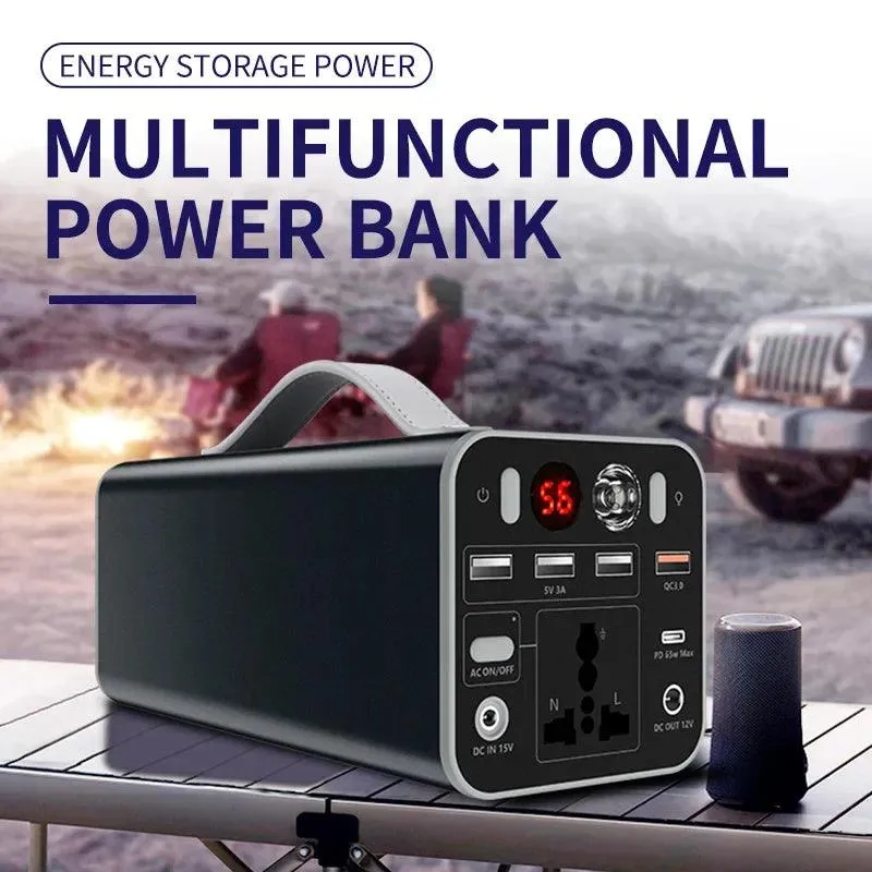 High-Capacity 90000mAh 300W Outdoor Power Generator with Multi-Output and Emergency Features