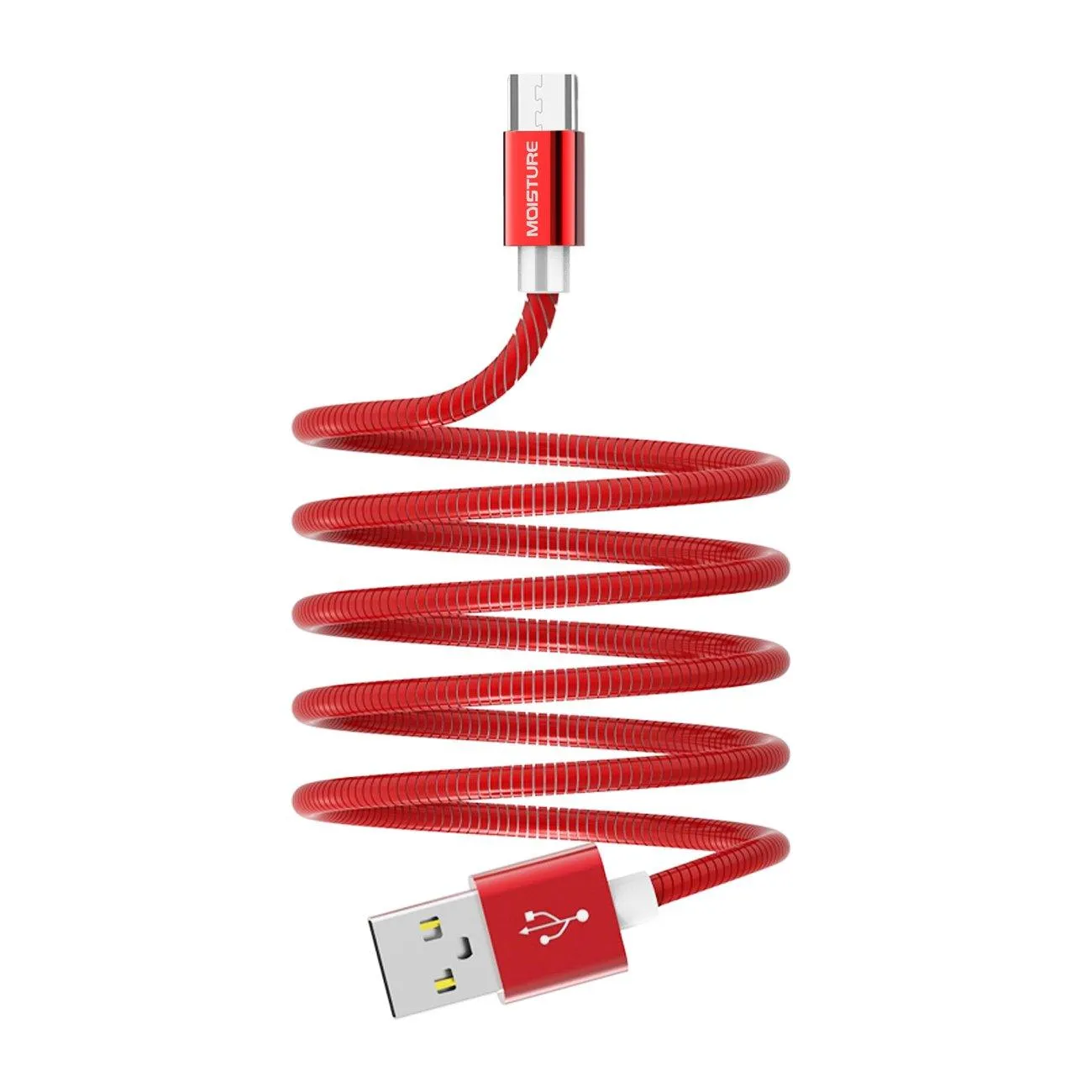 High Speed Micro Data Cable In Red