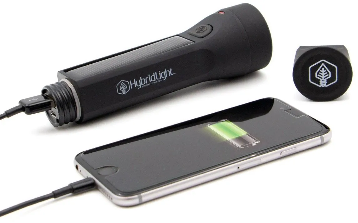 Hybrid Light™ Journey 200 Lumen Solar LED Flashlight & Charger