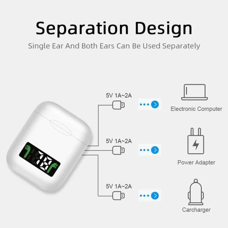 i99 TWS Wireless Bluetooth Earbuds LED Digital Display