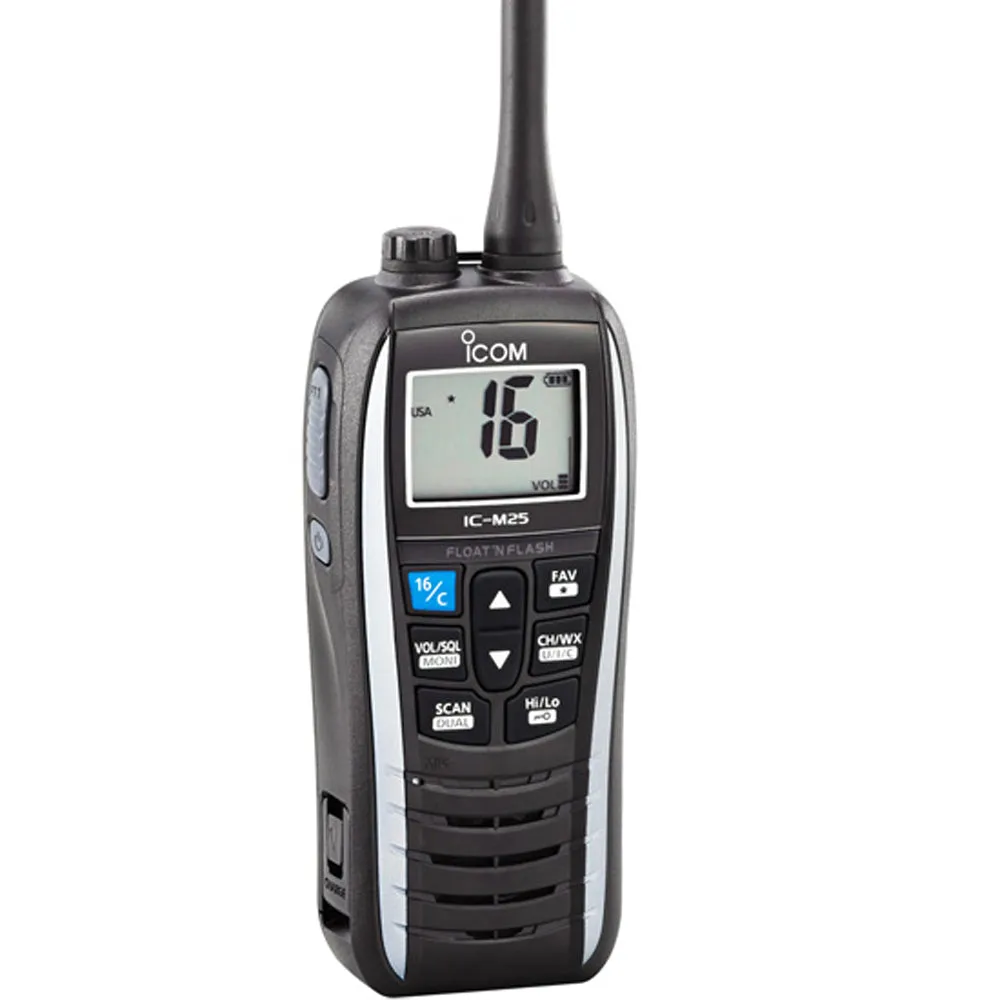 Icom M25 Floating Handheld VHF Marine Radio - Pearl White [M25 71]