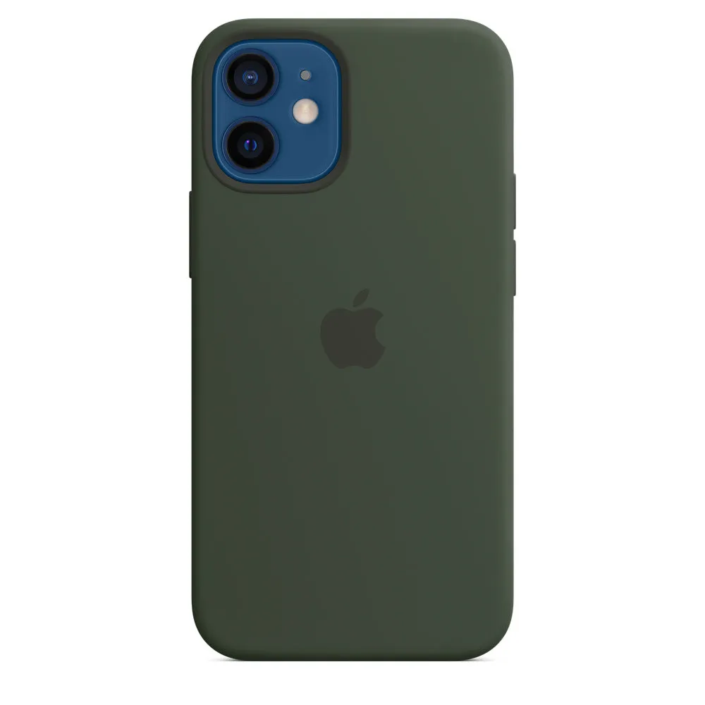 iPhone 12 mini Silicone Case with MagSafe - Cypress Green