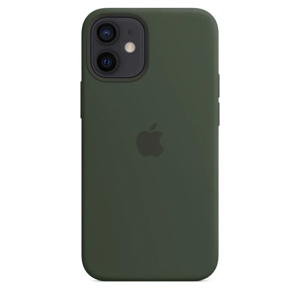 iPhone 12 mini Silicone Case with MagSafe - Cypress Green