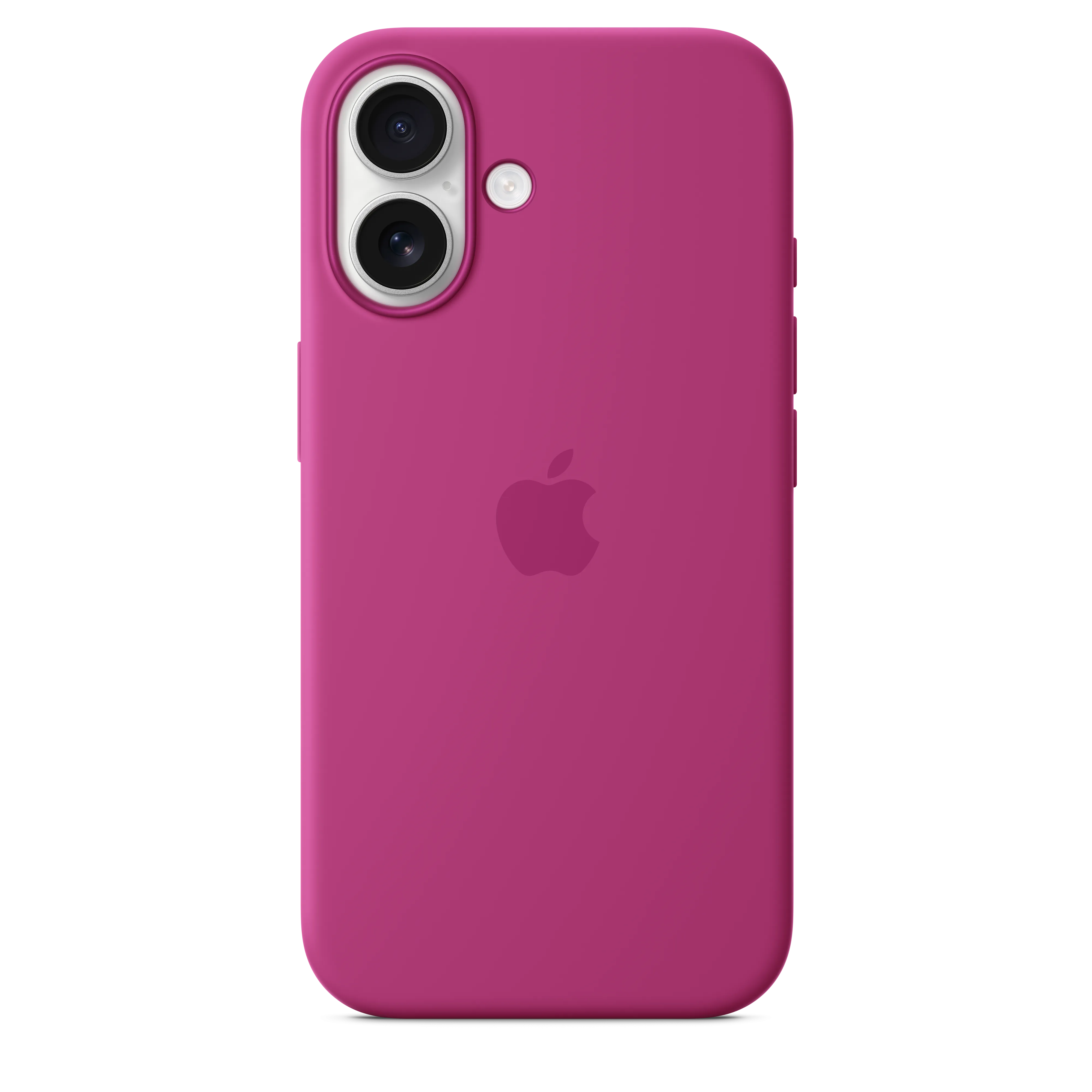 iPhone 16 Silicone Case with MagSafe - Fuchsia