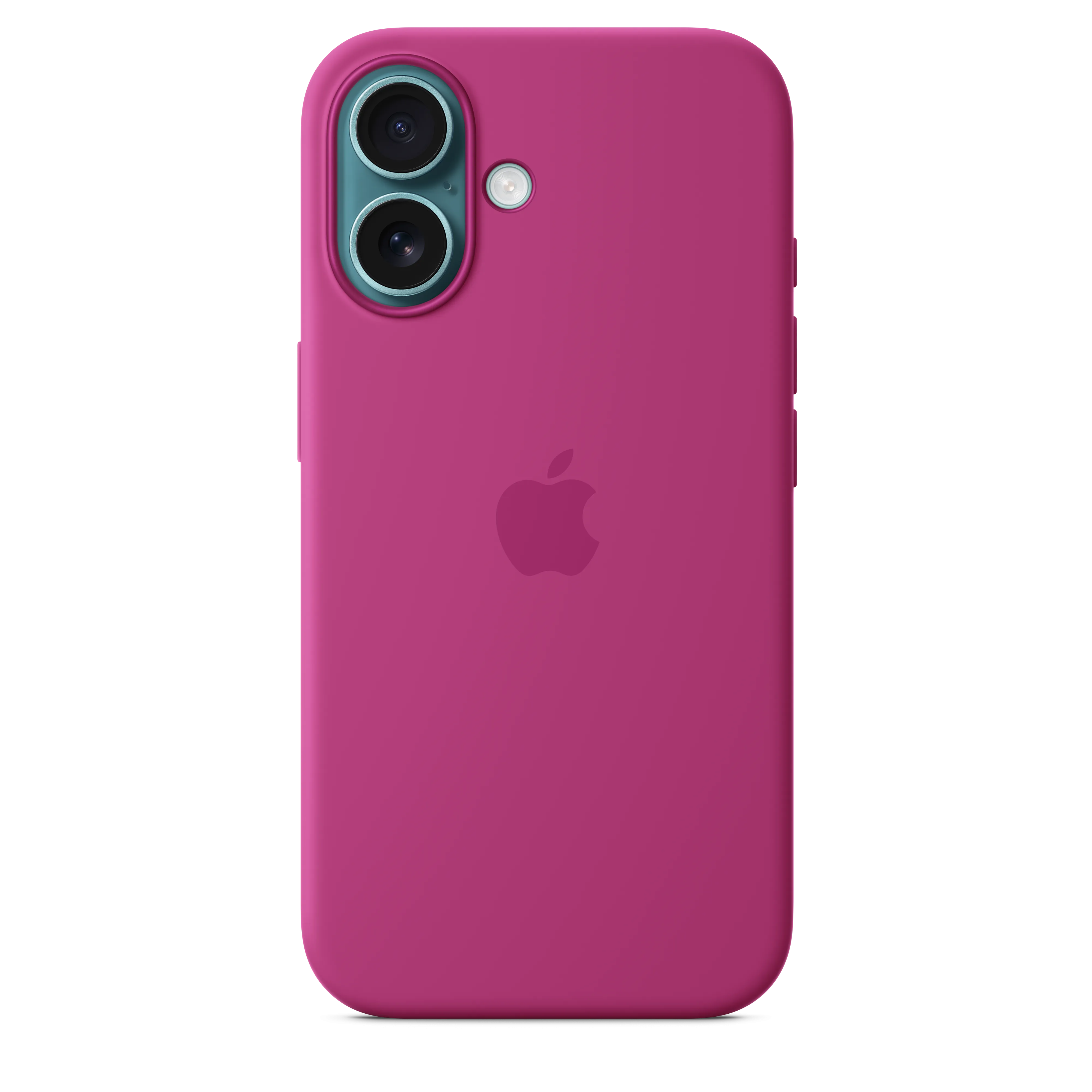 iPhone 16 Silicone Case with MagSafe - Fuchsia