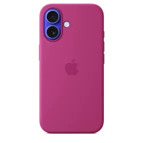 iPhone 16 Silicone Case with MagSafe - Fuchsia