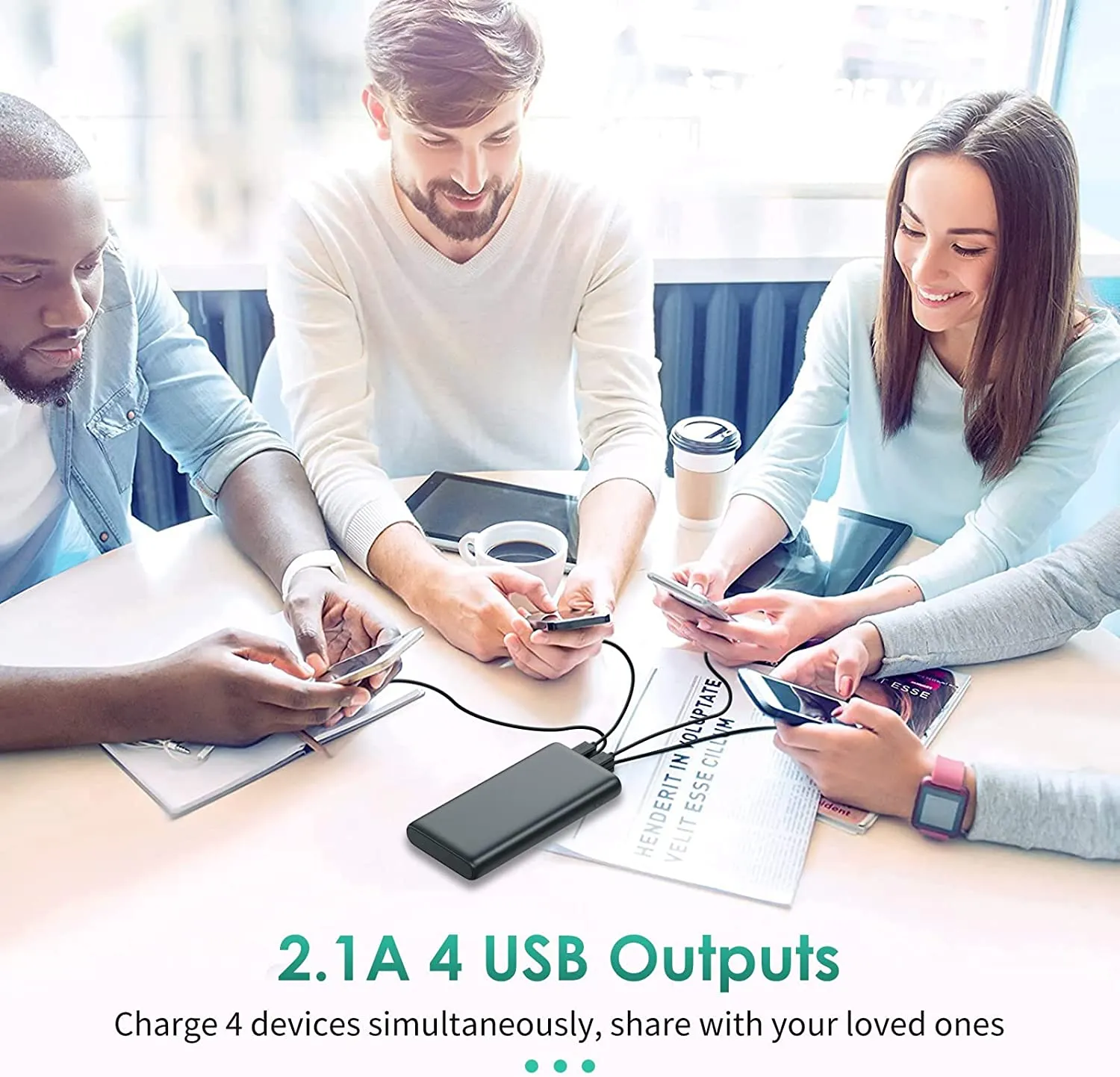 ITEM# 0173   Portable Charger 38800mAh,LCD Display Power Bank,4 USB Outputs Battery Pack Backup, Dual Input USB-C Phone Charging Compatible with iPhone 13 Pro Max/13 Mini/12,Android Samsung Galaxy/Pixel/Nexus/iPad (Watch Video)