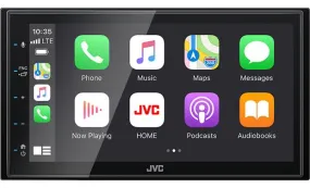 JVC KW-M560BT Apple CarPlay Android Multimedia Player w/ 6.8" Capacitive Touchscreen- Entrega gratis en Tijuana