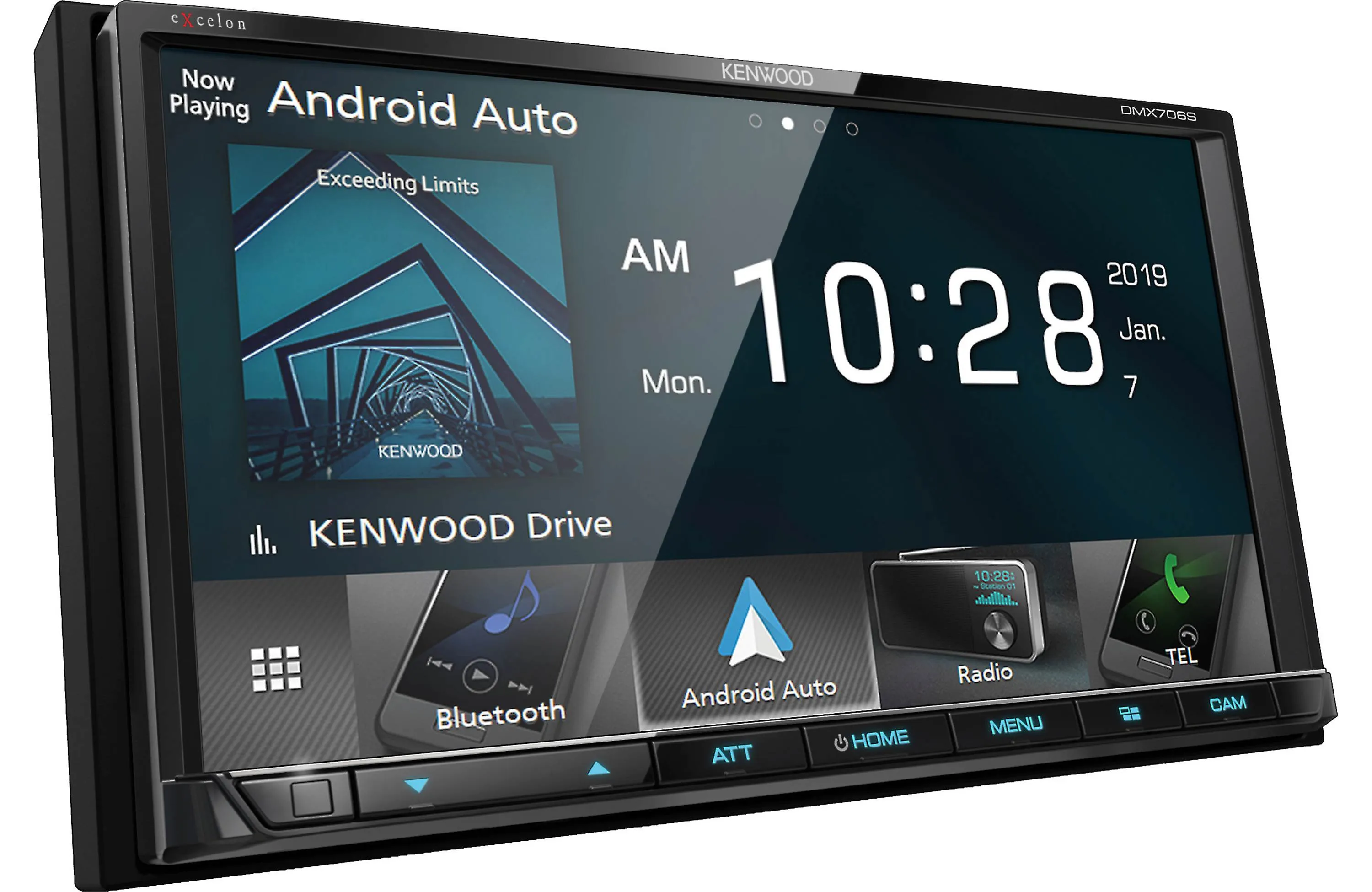 Kenwood DMX706S Multimedia Receiver and Sirius XM SXV300V2 Tuner