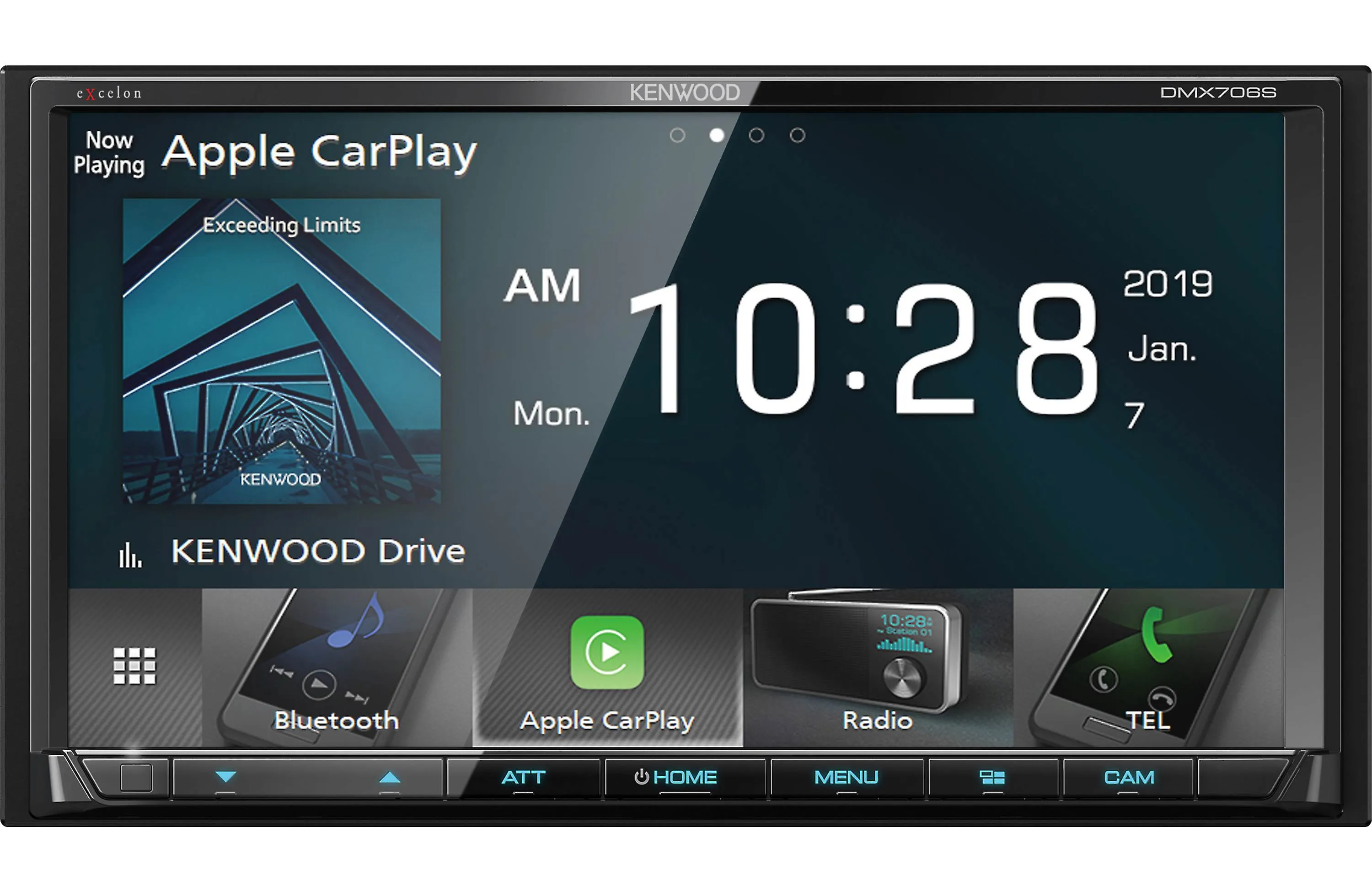 Kenwood DMX706S Multimedia Receiver and Sirius XM SXV300V2 Tuner