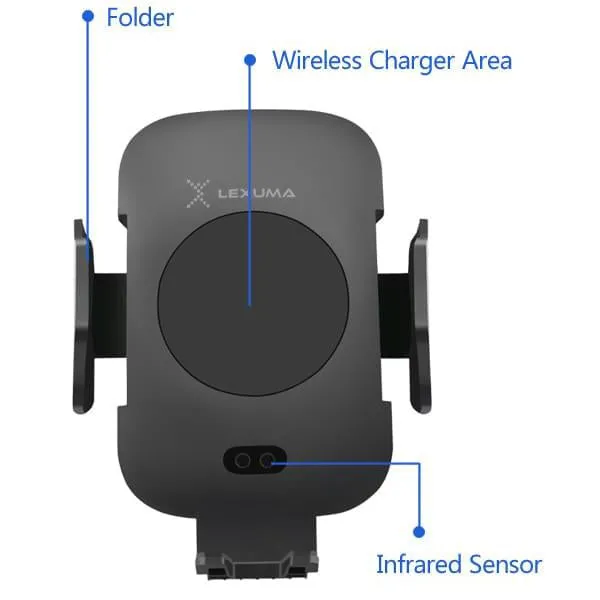 Lexuma XMount 紅外線自動感應無線充電車架