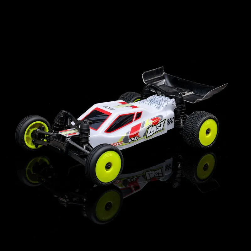 Losi Micro-B 2WD Buggy White RTR RC Car 1/24