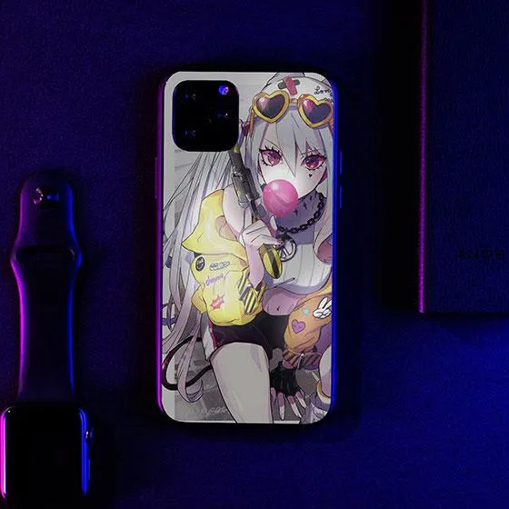 Love Peace LED Case for iPhone