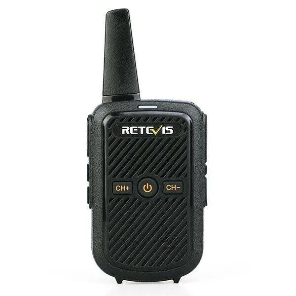 Mini Walkie Talkie Retevis RT15 Portable Two Way Radio Portable Radio Communicator Walkie-Talkies 2 PCS for Hotel Hunting