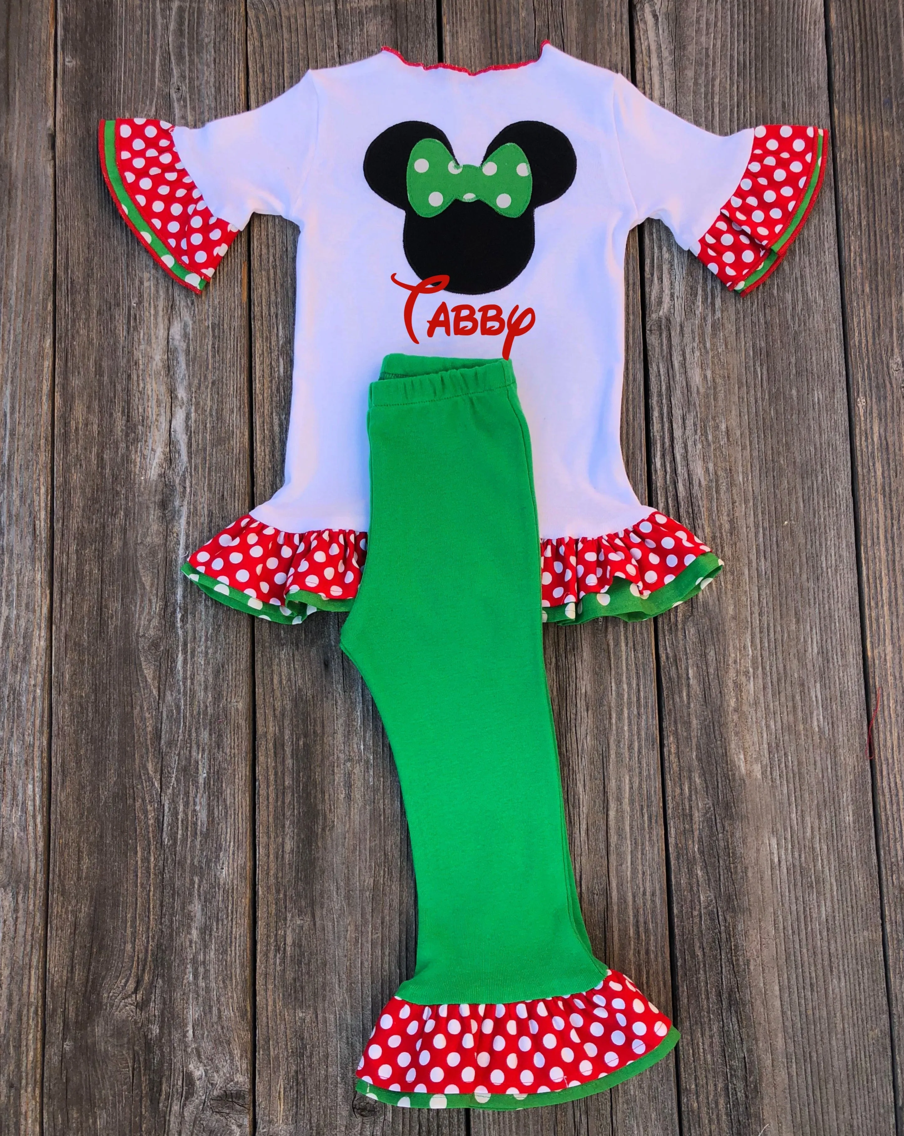 Minnie Mouse Holiday Outfit