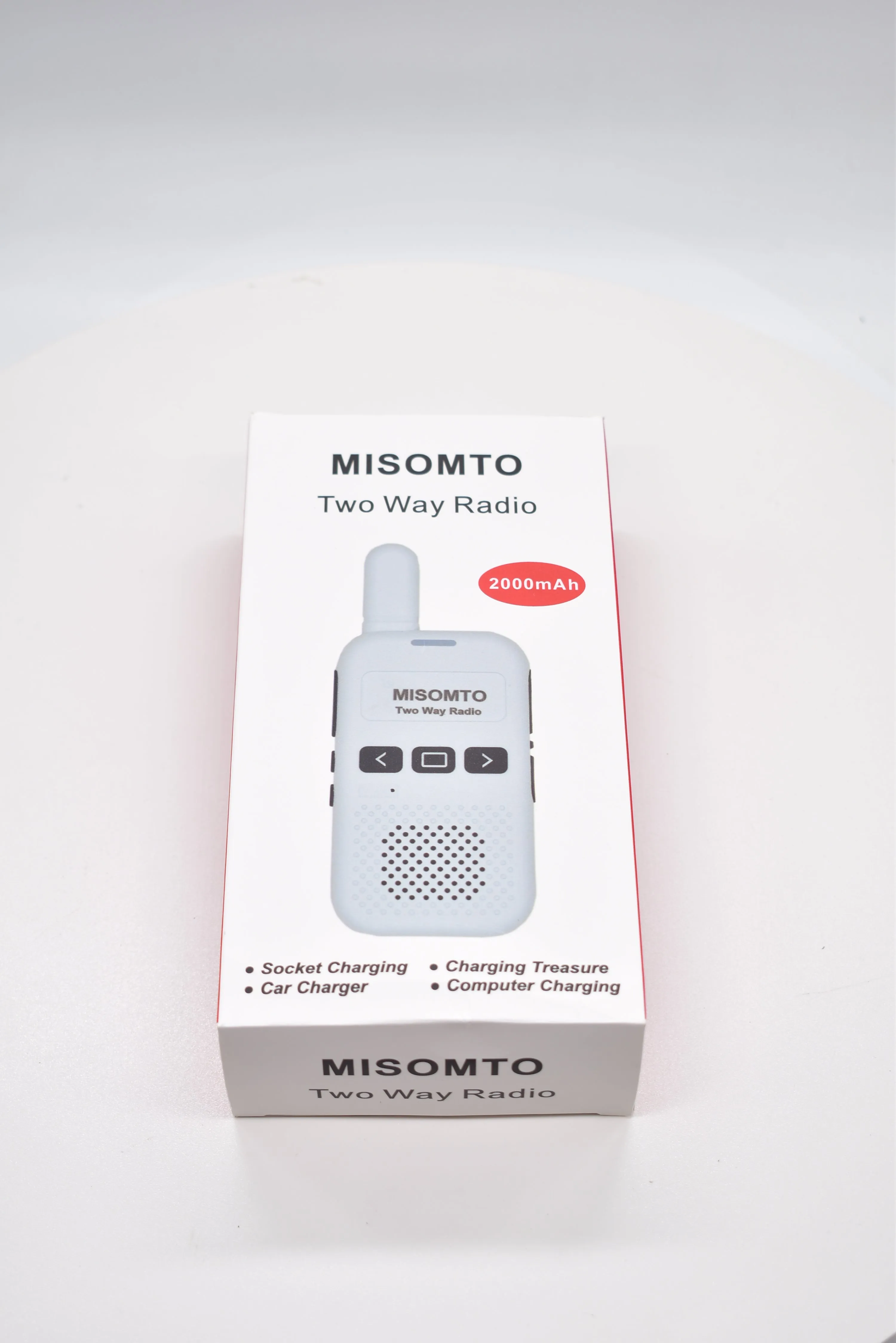 MISOMTO 2000mAh Walkie Talkies for Kids Rechargeable, Easy to Use Family Walky Talky with Regular USB Charger