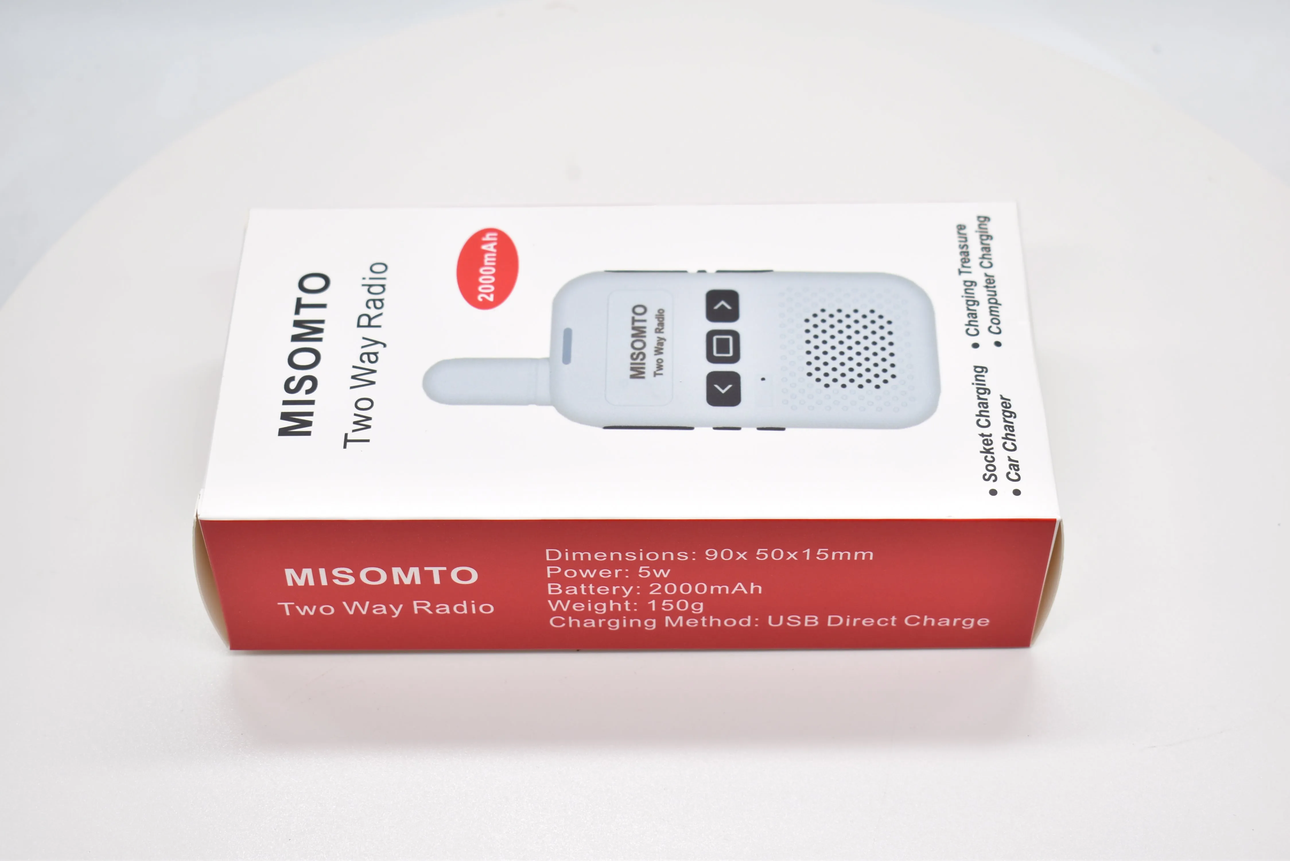 MISOMTO 2000mAh Walkie Talkies for Kids Rechargeable, Easy to Use Family Walky Talky with Regular USB Charger