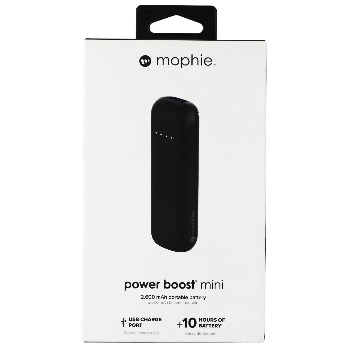 mophie Power Boost Mini (2600 mAh) Portable Charger (Universal) - Black