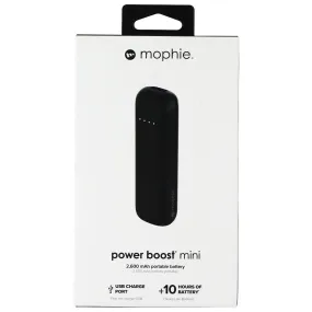 mophie Power Boost Mini (2600 mAh) Portable Charger (Universal) - Black