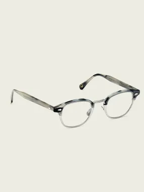 Moscot Lemtosh-MAC Optical Glasses in Grey Tortoise/Silver Color