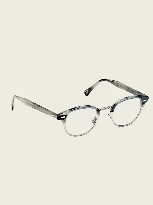 Moscot Lemtosh-MAC Optical Glasses in Grey Tortoise/Silver Color