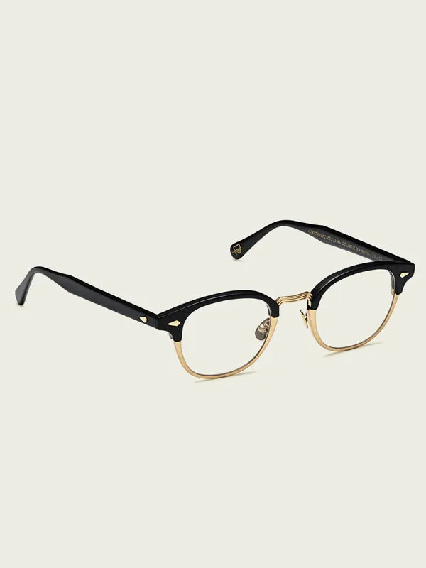 Moscot Lemtosh-MAC Optical Glasses in Matte Black/Matte Gold Color