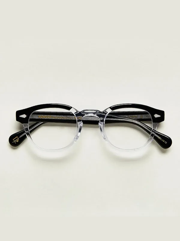 Moscot Lemtosh Optical Glasses in Black Crystal Color