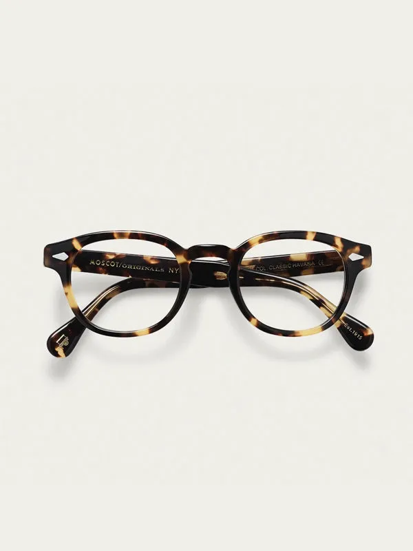 Moscot Lemtosh Optical Glasses in Classic Havana Color