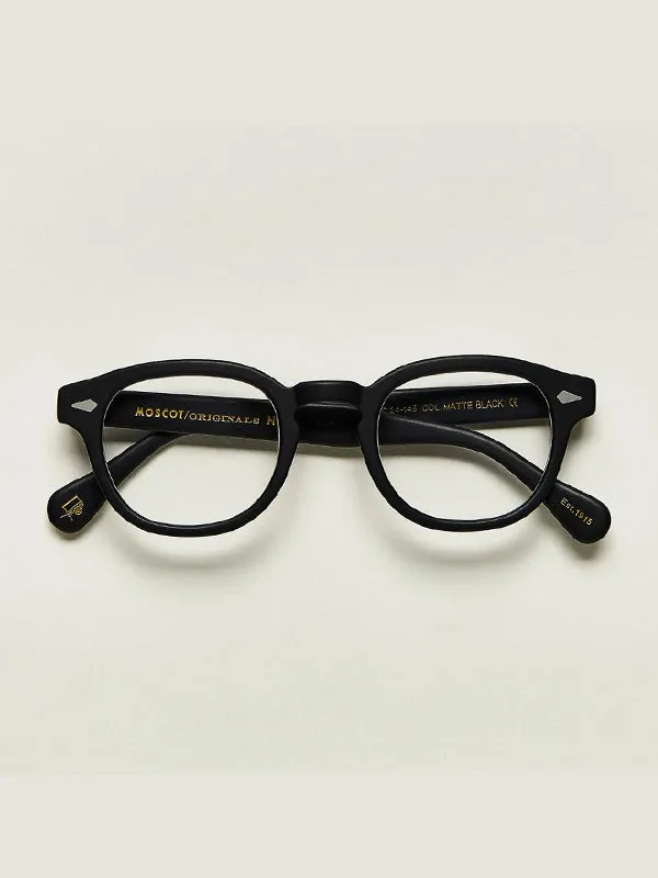 Moscot Lemtosh Optical Glasses in Matte Black Color