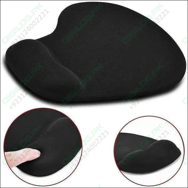 Mouse Pad With Gel Wrist Support Soft Ergonomic Mousepad H-02