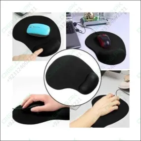 Mouse Pad With Gel Wrist Support Soft Ergonomic Mousepad H-02