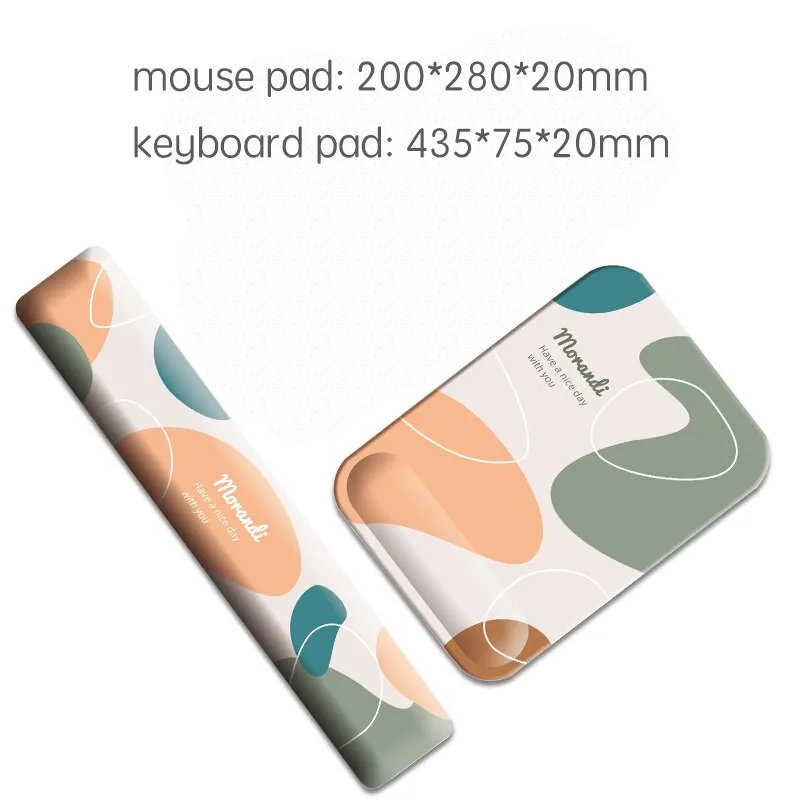 Mouse Pad with Keyboard Wrist Rest Set