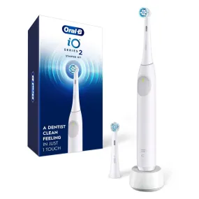 New - Oral-B iO Series 2 Electric Toothbrush Starter Kit - Pure White