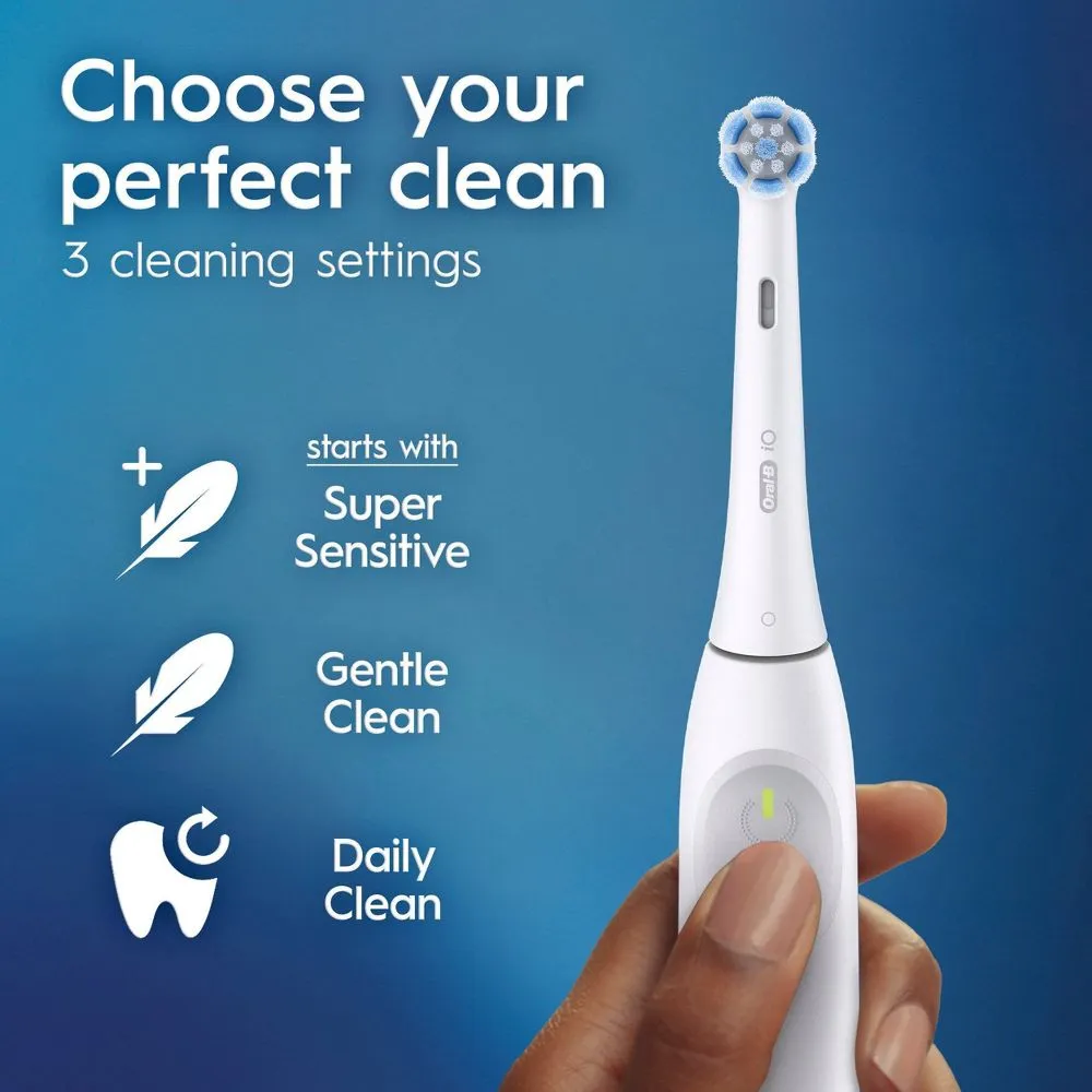 New - Oral-B iO Series 2 Electric Toothbrush Starter Kit - Pure White