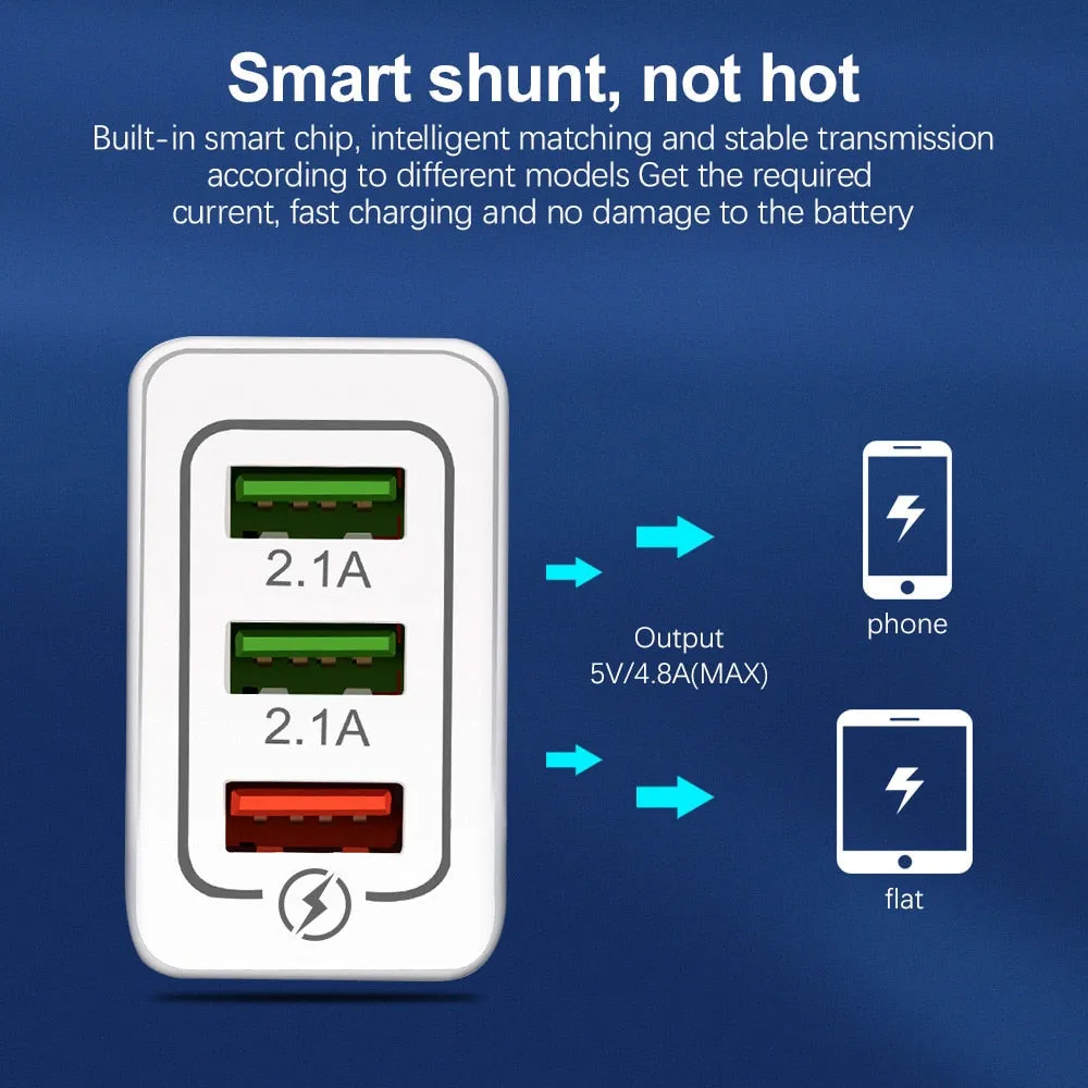 Olaf USB Charger quick charge 3.0 for iPhone X 8 7 iPad Fast Wall Charger for Samsung S9 Xiaomi mi 8 Huawei Mobile Phone Charger