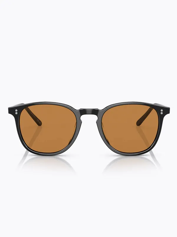 Oliver Peoples Finley 1993 Sun Black with Cognac Lens