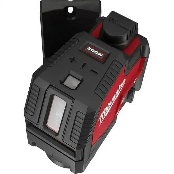 Open Box -  Milwaukee Green 100 ft. Cross Line and Plumb Points Rechargeable Laser Level with REDLITHIUM Lithium-Ion USB Battery and Charger