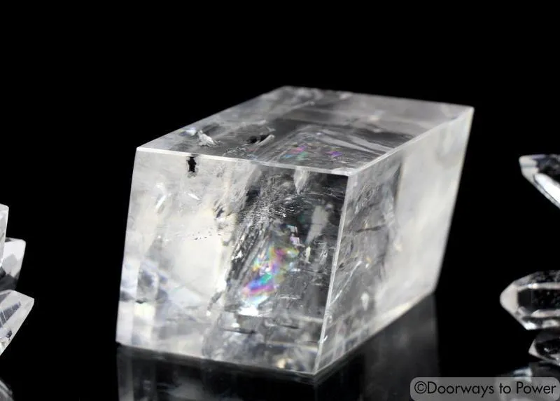 Optical Calcite Crystal w/ Rainbows 'Amplifier & Cleanser' RESERVED for Ryan