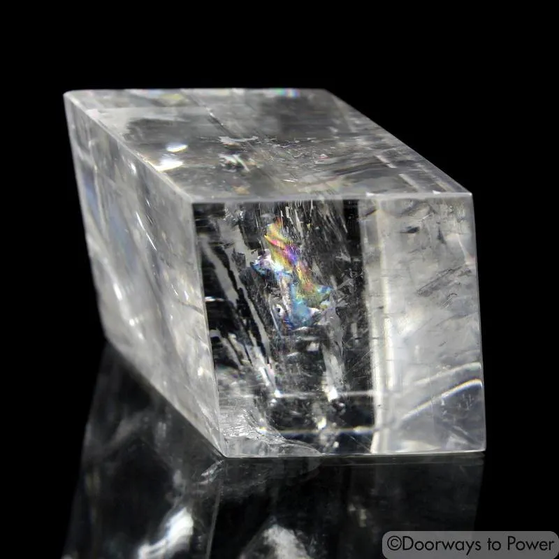 Optical Calcite Crystal w/ Rainbows 'Amplifier & Cleanser' RESERVED for Ryan